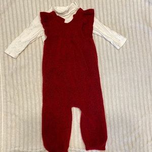 Baby Gap romper and turtleneck